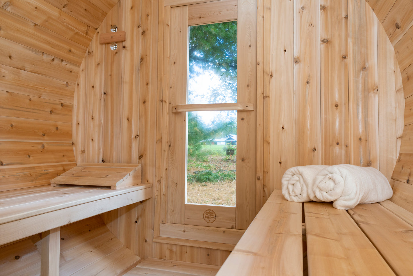 Canadian Timber Serenity Barrel Sauna